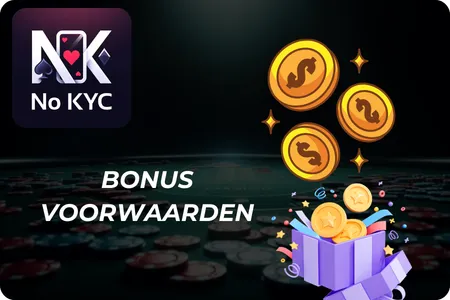 Bonusvoorwaarden van alle vijf casino's 